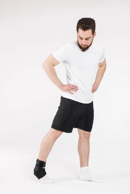 DrFit Stabilizator kostki z neoprenu z otworem na piętę