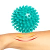 DrFit Twarda piłka rehabilitacyjna do masażu z wypustkami sensorycznymi ø 8 cm zielona