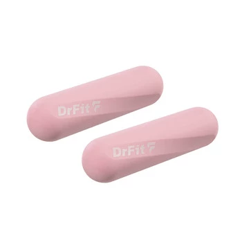 DrFit Hantle silikonowe 1 kg różowe (para)
