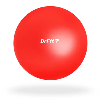 DrFit Piłka gimnastyczna wytrzymała do ćwiczeń, rehabilitacji i treningów ø 25 czerwona