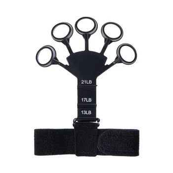 DrFit Wzmacniacz dłoni, palców, przedramienia i chwytu czarny opór 6-9,5 kg