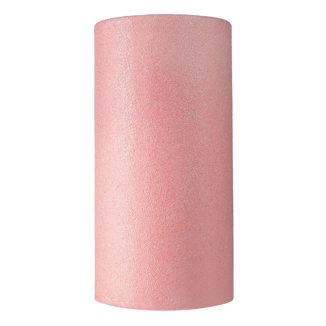 DrFit Gładki roller do masażu i rehabilitacji różowy ø 15 x 30 cm