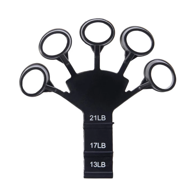DrFit Wzmacniacz dłoni, palców, przedramienia i chwytu czarny opór 6-9,5 kg