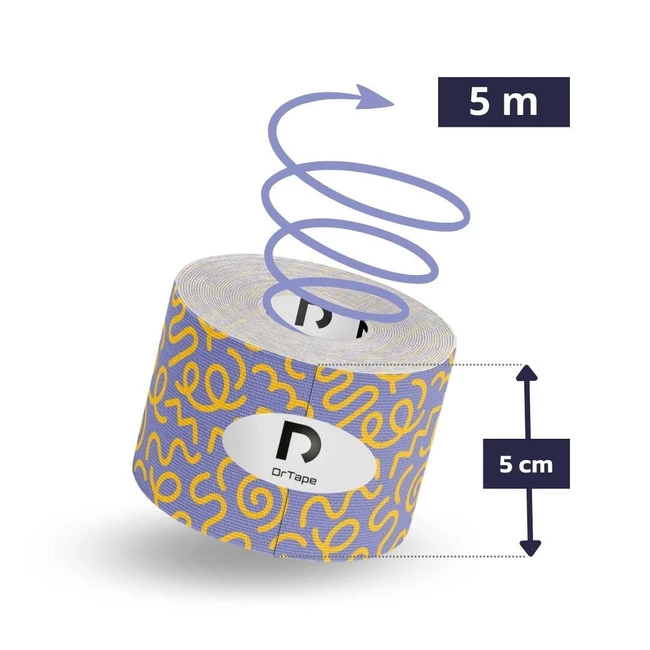 DrTape mocna wodoodporna taśma do tejpingu 5 cm x 5 m Doodles