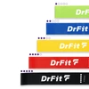 DrFit zestaw lateksowych gum oporowych do treningu i rehabilitacji - 5 sztuk