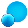 DrFit Silikonowa piłka gładka Lacrosse do masażu i rehabilitacji  kompaktowa ø 6,5 cm niebieska