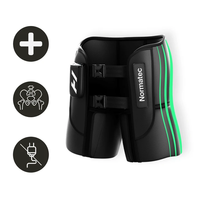 Normatec Premier Hips - kompresyjne spodenki do regeneracji ud, bioder i dolnej części pleców