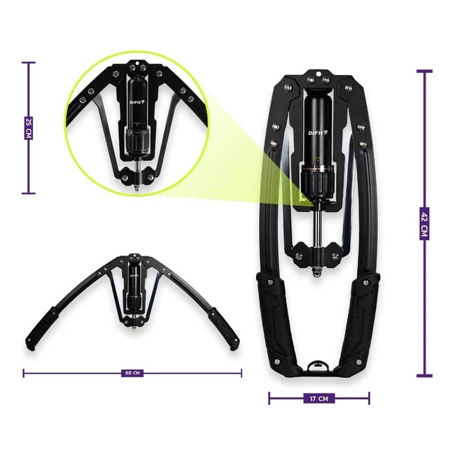 DrFit ściskacz hydrauliczny urządzenie do treningu ramion