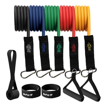DrFit Ekspandery - zestaw 5 gum oporowych do ćwiczeń
