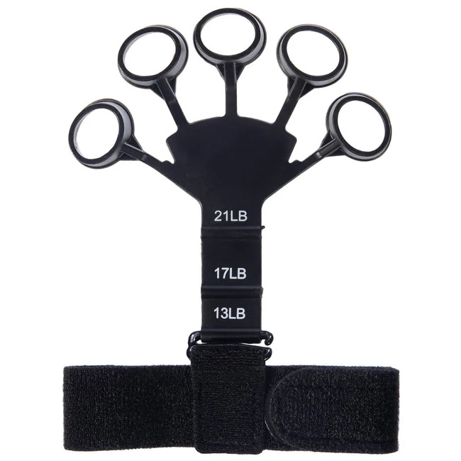 DrFit Wzmacniacz dłoni, palców, przedramienia i chwytu czarny opór 6-9,5 kg