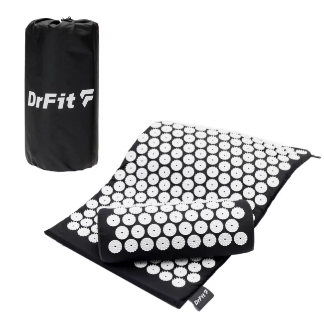 Zestaw regeneracyjny - mata do akupresury, roller sensoryczny, roller z wypustkami, poduszka balansowa z wypustkami