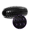 DrFit Wałek do masażu z wypustkami 16 cm czarny