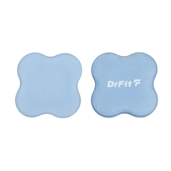 DrFit Podkładki amortyzujące do ćwiczeń, fitnessu i jogi niebieskie