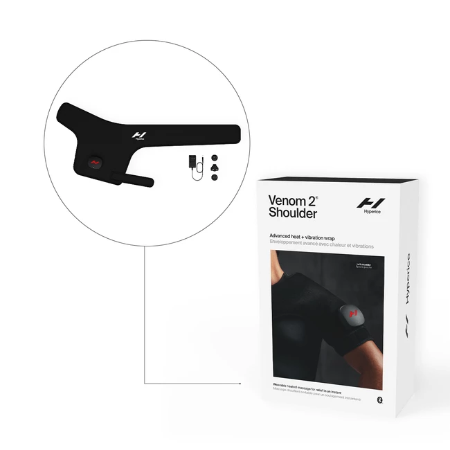 Venom 2 Shoulder - rękaw rozgrzewająco-wibracyjny