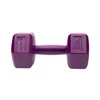 DrFit Hantle sześciokątne w kształcie heksagonów  3 kg fioletowe (2 sztuki)