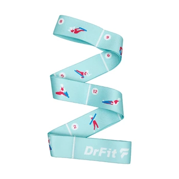 DrFit guma oporowa do treningu i rehabilitacji jasnoniebieska