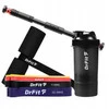 Zestaw DrFit do treningu całego ciała – drążek 100 cm, taśmy Power Band, uchwyt Nordic/ABS, shaker 500 ml
