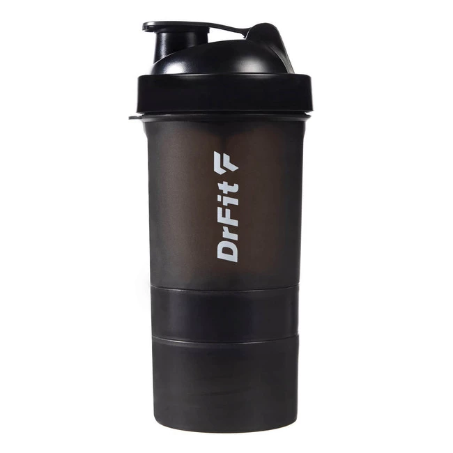 Zestaw DrFit do treningu całego ciała – drążek 100 cm, taśmy Power Band, uchwyt Nordic/ABS, shaker 500 ml