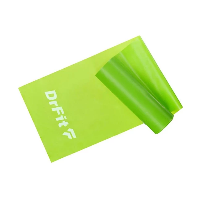 DrFit taśma lateksowa do treningu i rehabilitacji jasnozielona 2,2kg