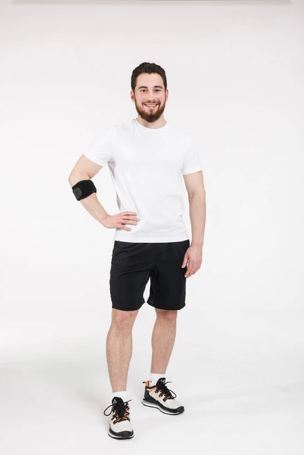 DrFit Opaska stabilizująca na łokieć tenisisty z podkładką żelową