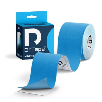 DrTape mocna wodoodporna taśma do tejpingu 5 cm x 5 m niebieska