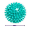DrFit Miękka relaksująca piłka do masażu rehabilitacyjnego z wypustkami sensorycznymi ø 8 cm zielona