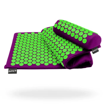 DrFit Mata długa do akupresury + poduszka zielone igły